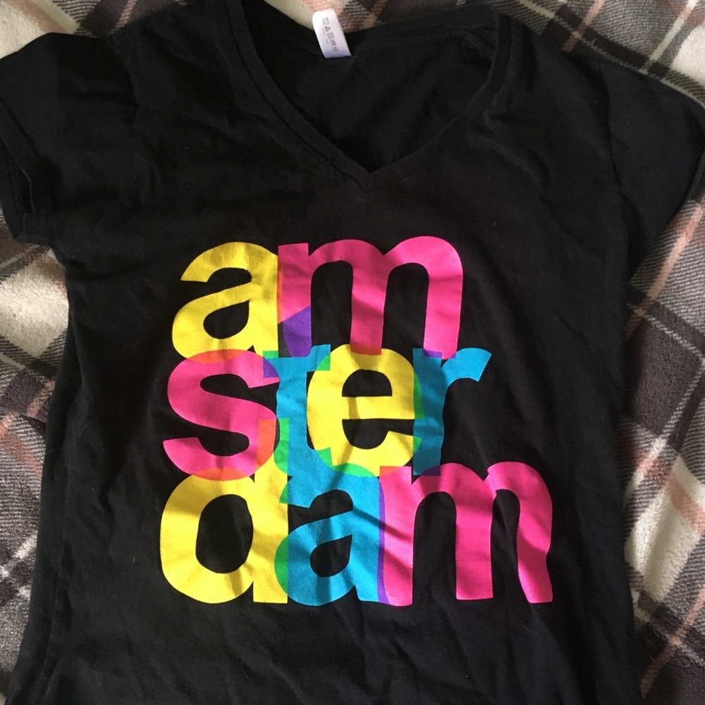 AMSTERDAM Black T-Shirt